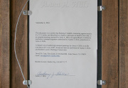 Anna Hills Painting Authentication Letter