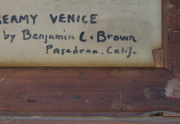 Benjamin Brown Painting Back Writing