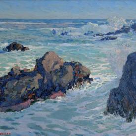 Edgar Keller ‘Seascape Cal. Coast’