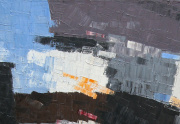 James McCray Abstract Painting Close Up