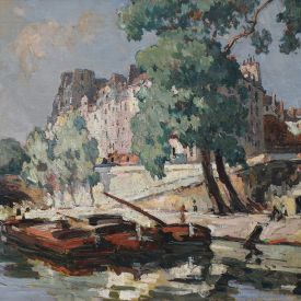Jules Pages ‘View of Ile St. Louis’